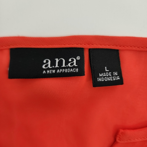 Ana a new approach blouse top size L in orange - Picture 9 of 16